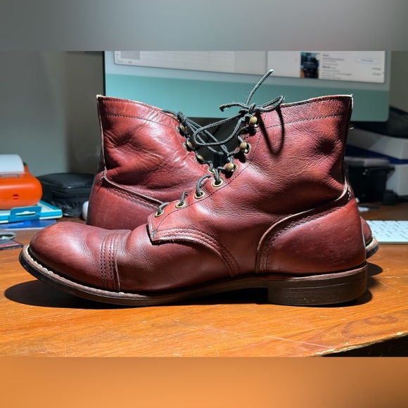 Red wing Iron Ranger boots, ox blood size 11. ￼Good condition! - Picture 7 of 14